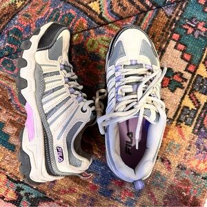 Fila hiking sneakers.